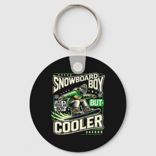 Porte-clés Snowboard Shirt Boys Snowboarder Snowboard Love