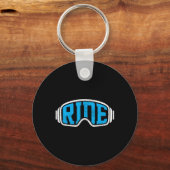 Porte-clés Snowboard Ski Ride VTT Ski Snowboard Snowboard (Recto)