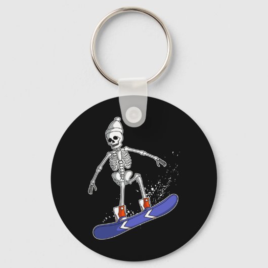 Porte-clés Snowboard Ski Ski Snowboard Snowboard (Recto)
