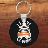 Porte-clés Snowboard Ski Snowboard Funny Snowboard (Recto)