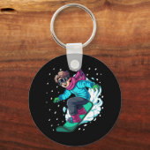 Porte-clés Snowboard Snowboard 5 (Recto)