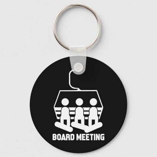 Porte-clés Snowboard Snowboard Funny Snowboard (Recto)