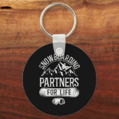 Porte-clés Snowboard Snowboard Mariage Vintage 1 (Recto)