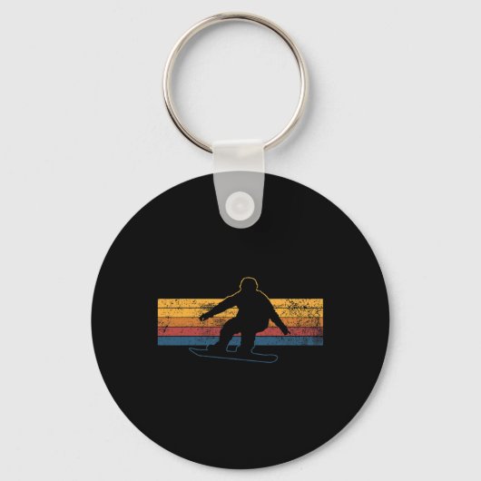 Porte-clés Snowboard Snowboard Snowboard (Recto)