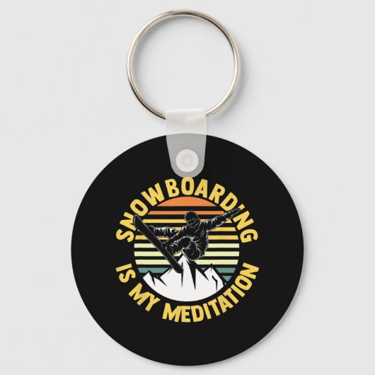 Porte-clés Snowboard Snowboard Snowboard 2 (Recto)