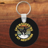 Porte-clés Snowboard Snowboard Snowboard 2 (Recto)