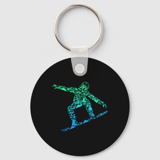 Porte-clés Snowboard Snowboard Snowboard Hommes Garçons Enfan (Recto)