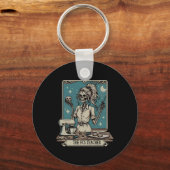 Porte-clés Snowboard Snowborder Hors Piste Arbre (Recto)