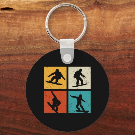 Porte-clés Snowboard Style Libre Snowboard Snowboard Extr (Recto)