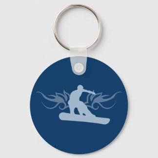 Porte-clés snowboard. tribal.