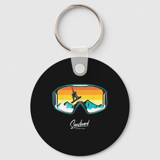 Porte-clés Snowboarder Snow Boarder Snowboarders 1 (Recto)