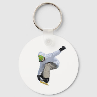 Porte-clés snowboardeur