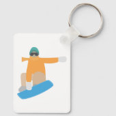 Porte-clés Snowboardeur (Verso)