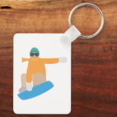 Porte-clés Snowboardeur (Verso)