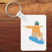 Porte-clés Snowboardeur (Recto)