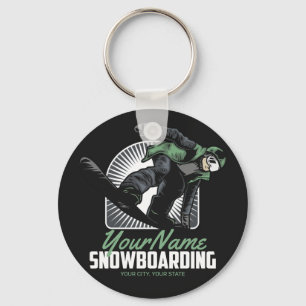 Porte-clés Snowboarding
