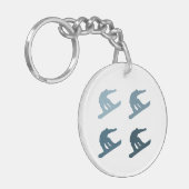 Porte-clés Snowboarding extrême (Devant gauche)