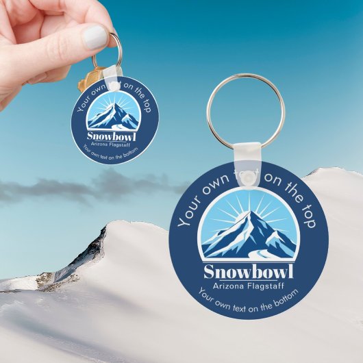 Porte-clés Snowbowl Arizona Flagstaff ski resort gift