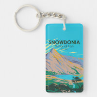 Snowdonia National Park Wales Lake Glaslyn Vintage