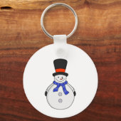 Porte-clés Snowman avec chapeau supérieur (Verso)