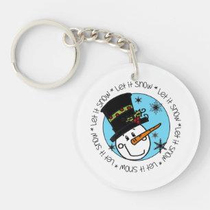 Porte-clés Snowman Laisser Neige