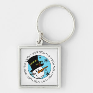 Porte-clés Snowman Laisser Neige