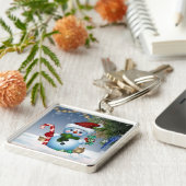 Porte-clés Snowman Père Noël (Côté)