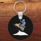 Porte-clés Snowmobiling Jump (Recto)