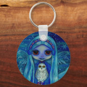 Porte-clés Snowy Owl Fairy Porte - clé (Recto)