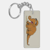 Porte-clés Snuffleupagus vintage (Devant gauche)