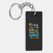 Porte-clés So Long 2nd Grade Hello Summer Last Day Of School. (Devant gauche)