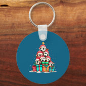 Porte-clés Soccer Ball Player Le Christmas Tree Xmas Long Sle (Recto)