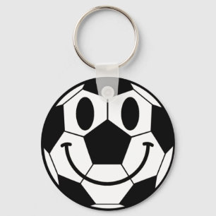 Porte-clés Soccer Ball Smile Face