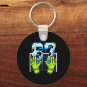 Porte-clés Soccer Drip 67 Six Seven Funny Gen Alpha Meme Desi (Recto)