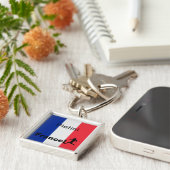 Porte-clés Soccer France, personnalisable (Côté)