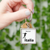 Porte-clés Soccer Italie, personnalisable (main)