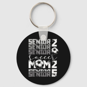Porte-clés Soccer Mom Senior 2025 High School Graduation Outf