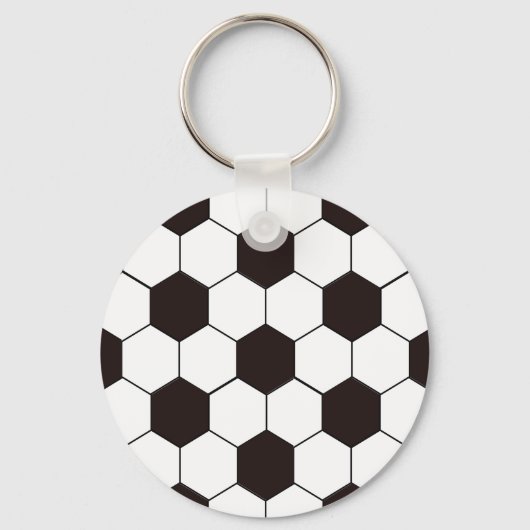 Porte-clés soccer | motif de football (Recto)