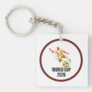 Porte-clés Soccer World cup 2026 Souvenir keychain