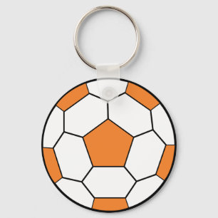 Porte-clés soccerball-orange