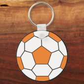 Porte-clés soccerball orange (Recto)