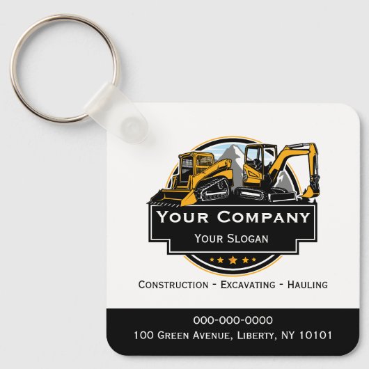 Porte-clés Société de construction d'équipement lourd profess (Recto)