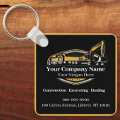 Porte-clés Société de construction d'équipement lourd profess (Recto)