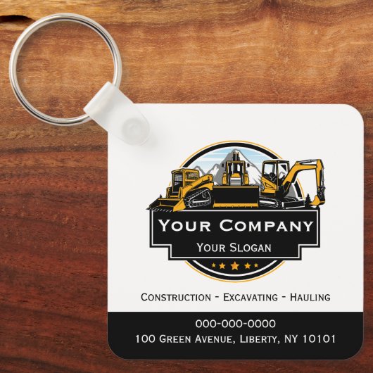 Porte-clés Société de construction d'équipement lourd profess (Recto)