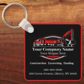 Porte-clés Société de construction d'équipement lourd profess (Recto)