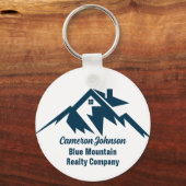 Porte-clés Société immobilière Mountain Marketing personnalis (Verso)