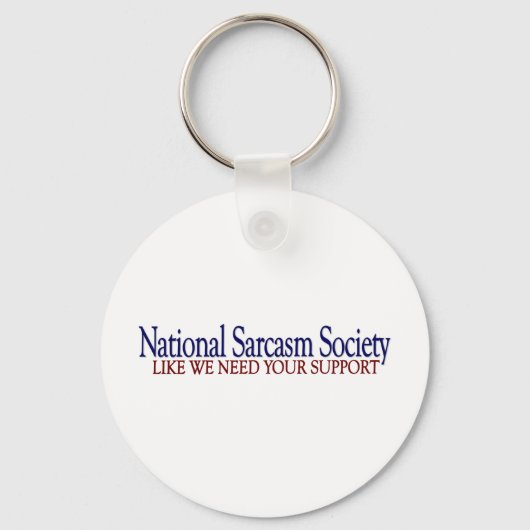 Porte-clés Société nationale de sarcasme (Recto)