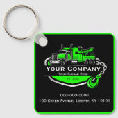 Porte-clés Société professionnelle de remorquage, service de  (Recto)