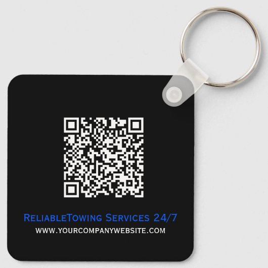 Porte-clés Société professionnelle de remorquage, service de (Dos)