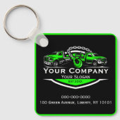 Porte-clés Société professionnelle de remorquage, service de  (Recto)